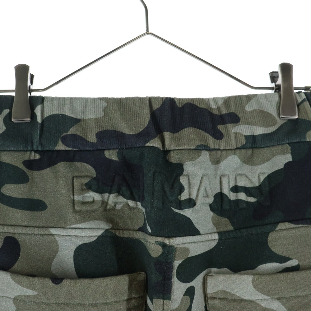BALMAIN(バルマン) ■カモ柄ハーフパンツ カーキ コットン #S 57431230
