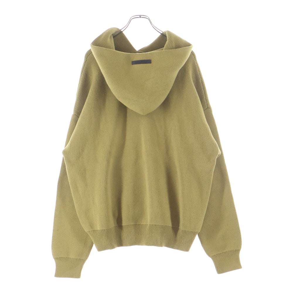 FEAR OF GOD ESSENTIALS(フィアオブゴッド エッセンシャルズ) ■ESSENTIALS ニットパーカー ブラウン コットン #M