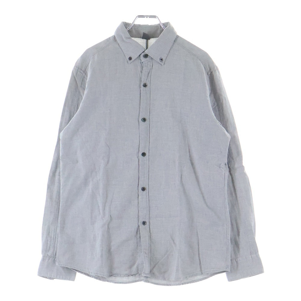 Calvin Klein(カルバンクライン) ■長袖シャツ グレー コットン ボタンダウン #L