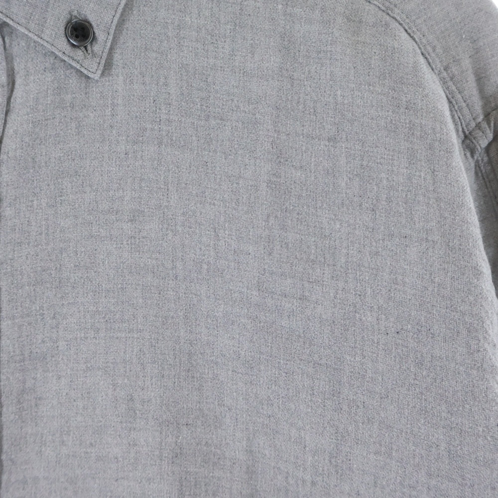 Calvin Klein(カルバンクライン) ■長袖シャツ グレー コットン ボタンダウン #L