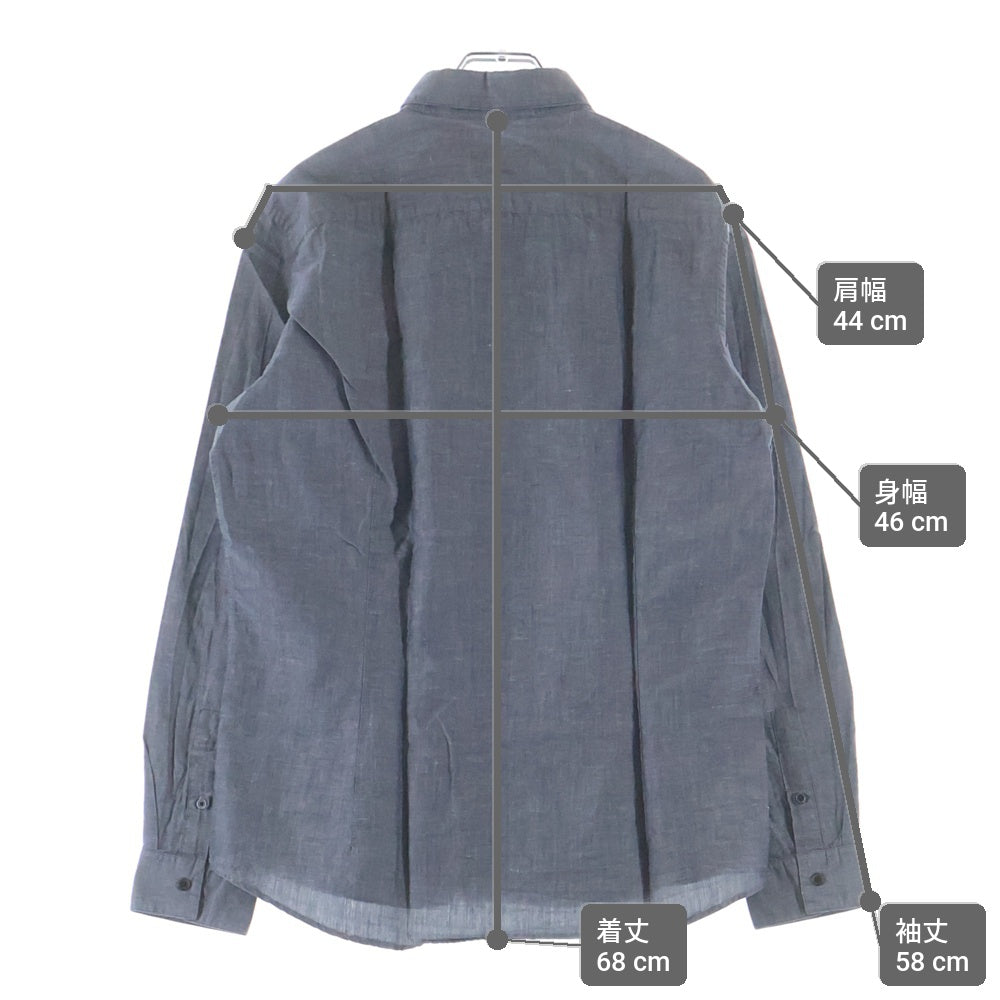 Calvin Klein(カルバンクライン) ■長袖シャツ グレー コットン