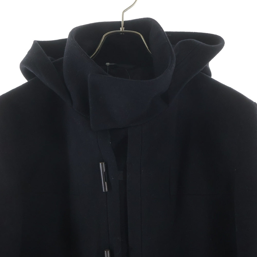 Calvin Klein(カルバンクライン) ■フード付きダッフルコート 黒 ウール #40