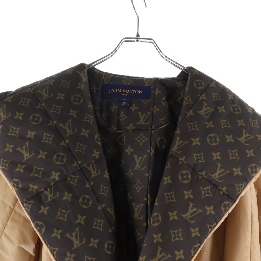 LOUIS VUITTON(ルイヴィトン) ■モノグラム ロングピローパファーラップコート ベージュ 34 RW222W レディース