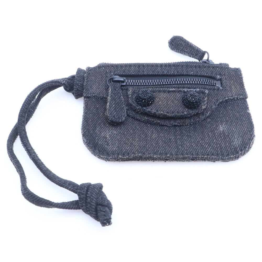 BALENCIAGA(バレンシアガ) ル・カゴール コインケース ブラック コットン 776769
