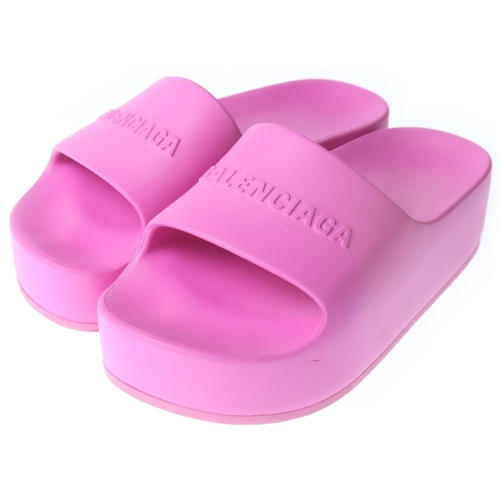 BALENCIAGA(バレンシアガ) ■チャンキースライド ラバーサンダル ピンク 2 654315 レディース