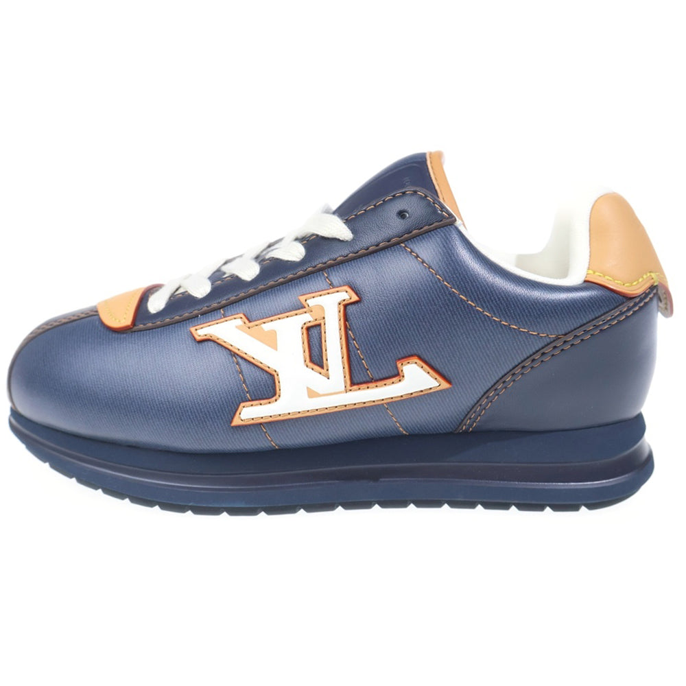 LOUIS VUITTON(ルイヴィトン) バターソフト パテットレザー ローカットシューズ スニーカー ネイビー/ベージュ レディース