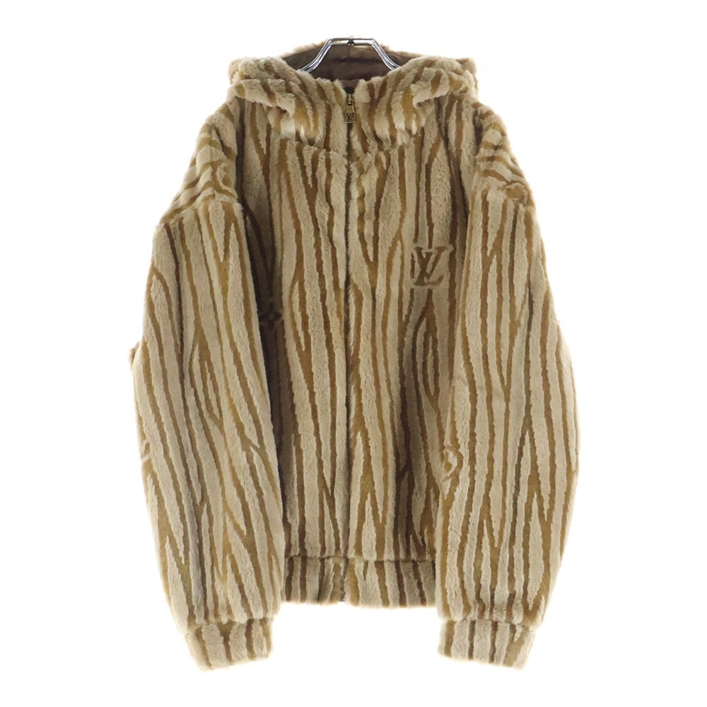 LOUIS VUITTON(ルイヴィトン) 26SS エピ フリース ボア フーデッド ジャケット ブルゾン ベージュ RM261MM CW3 HUY34W