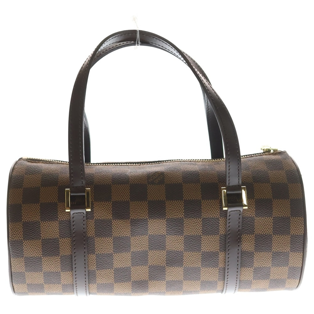 LOUIS VUITTON(ルイヴィトン) ダミエ パピヨンPM PVC レザー ハンドバッグ ゴールド金具 ブラウン N51304 レディース
