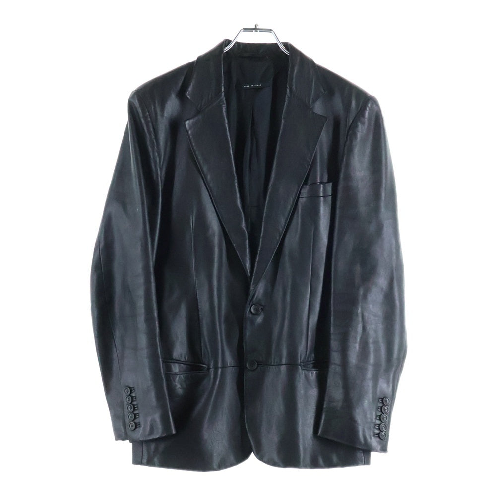 GUCCI(グッチ) 2Bラムスキンテーラードジャケット ブラック 339-0929-7516