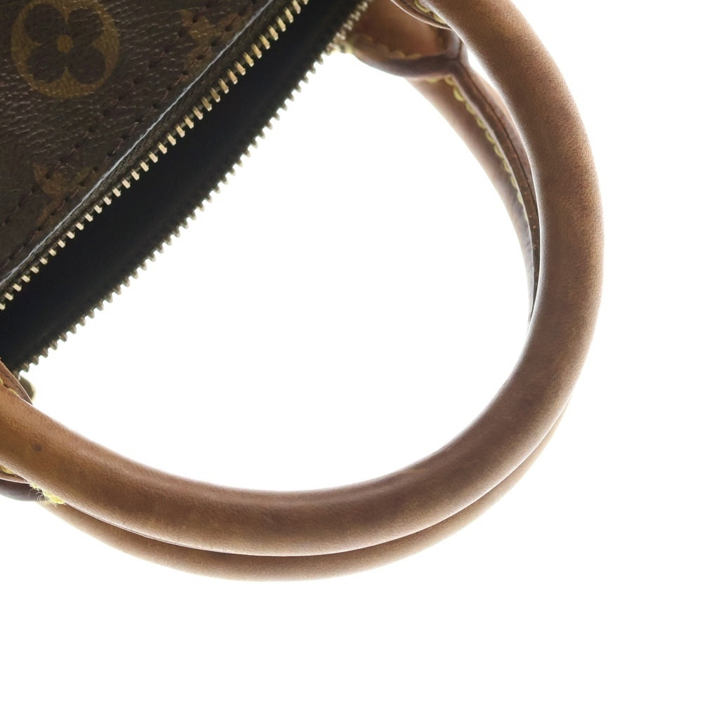 LOUIS VUITTON(ルイヴィトン) モノグラム スピーディ30 ボストンバッグ ハンドバッグ ブラウン レザー×PVC M41526 ゴールド金具 レディース