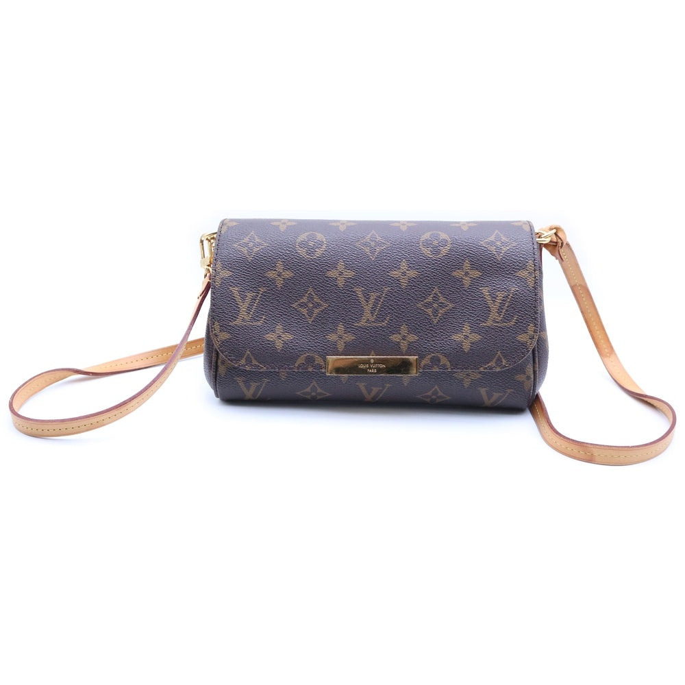 LOUIS VUITTON(ルイヴィトン) モノグラム フェイボリットPM ハンドバッグ 2wayショルダーバッグ ブラウン PVCレザー M40717