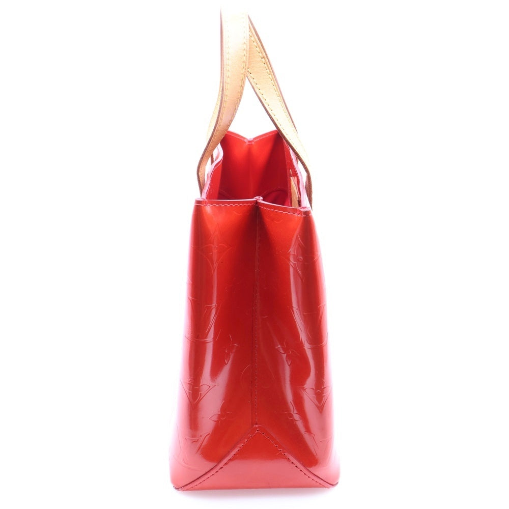 LOUIS VUITTON(ルイヴィトン) モノグラムヴェルニ リードPM トートバッグ ハンドバッグ レッド×ブラウン レザー×パテント M91990 レディース