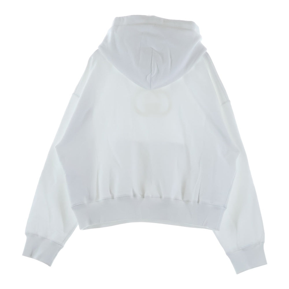 GUCCI(グッチ) 25AW GGエンボスロゴ コットン プルオーバースウェットパーカー フーディ ホワイト 837930 XJHJO レディース