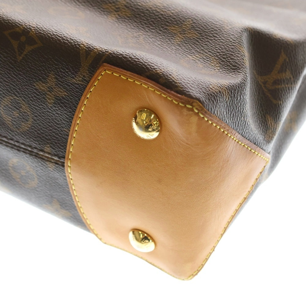 LOUIS VUITTON(ルイヴィトン) モノグラム ウィルシャーMM レザーハンドバッグ ブラウン M45644 レディース