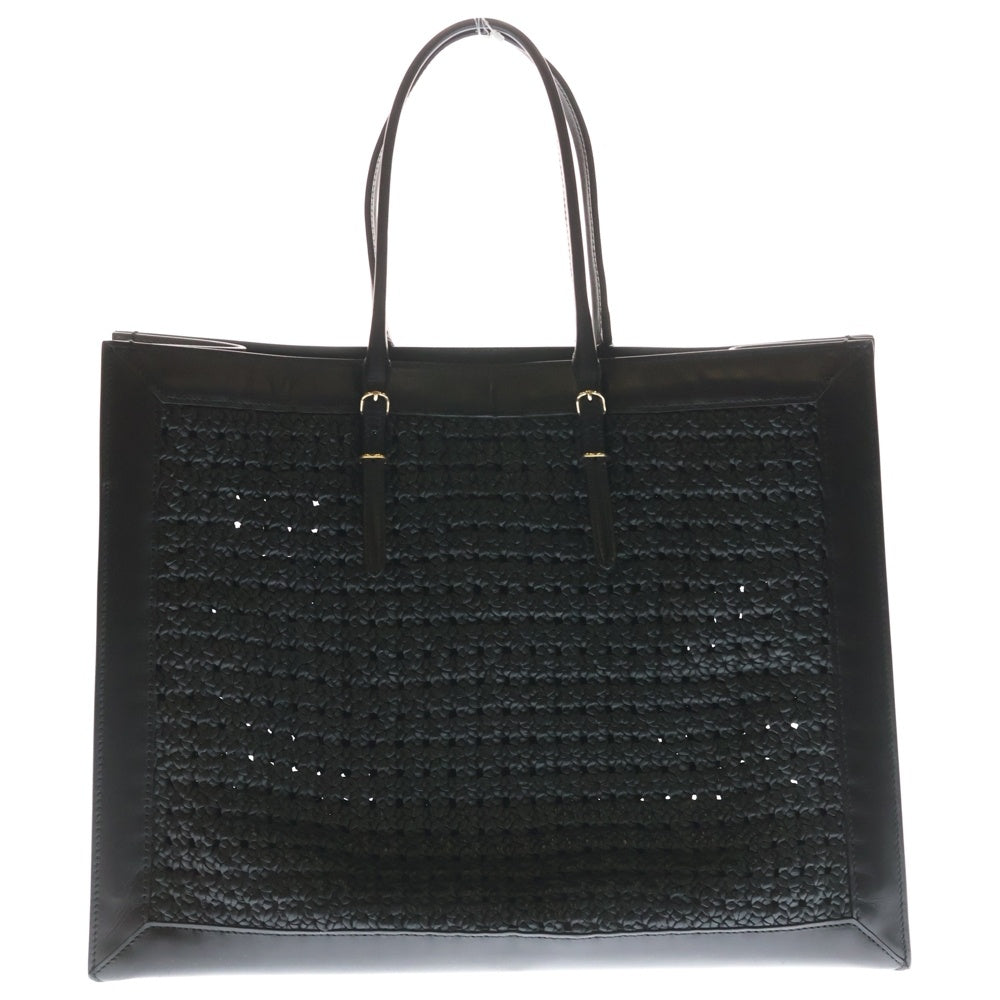 BALENCIAGA(バレンシアガ) ザ・ペーパー ミラー付レザートートバッグ ブラック 338583