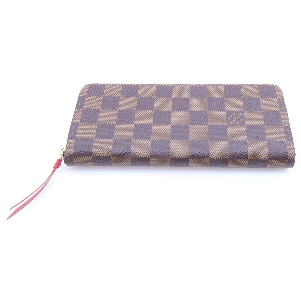 LOUIS VUITTON(ルイヴィトン) ダミエ ポルトフォイユクレマンス レザーロングウォレット 長財布 ブラウン N60534