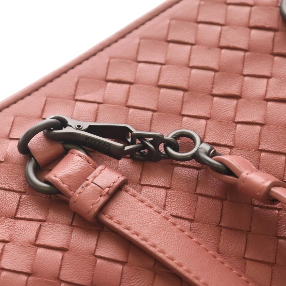BOTTEGA VENETA(ボッテガヴェネタ) イントレチャート 2WAY ハンドバッグ ショルダーバッグ ピンク レディース