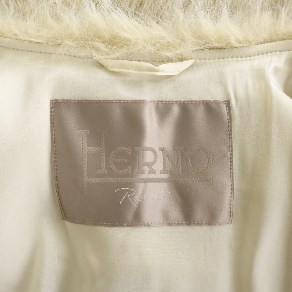 HERNO(ヘルノ) リゾート ファーベスト アイボリー GC00065DR レディース