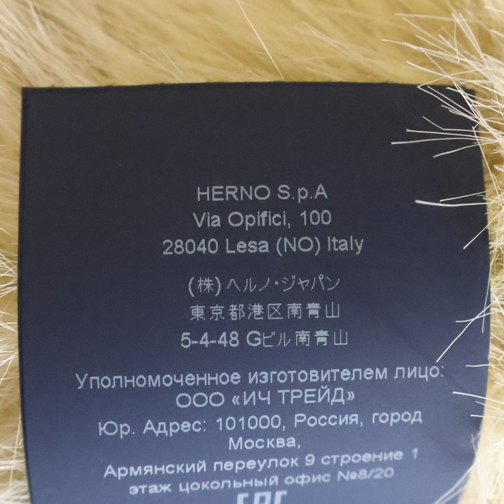 HERNO(ヘルノ) リゾート ファーベスト アイボリー GC00065DR レディース