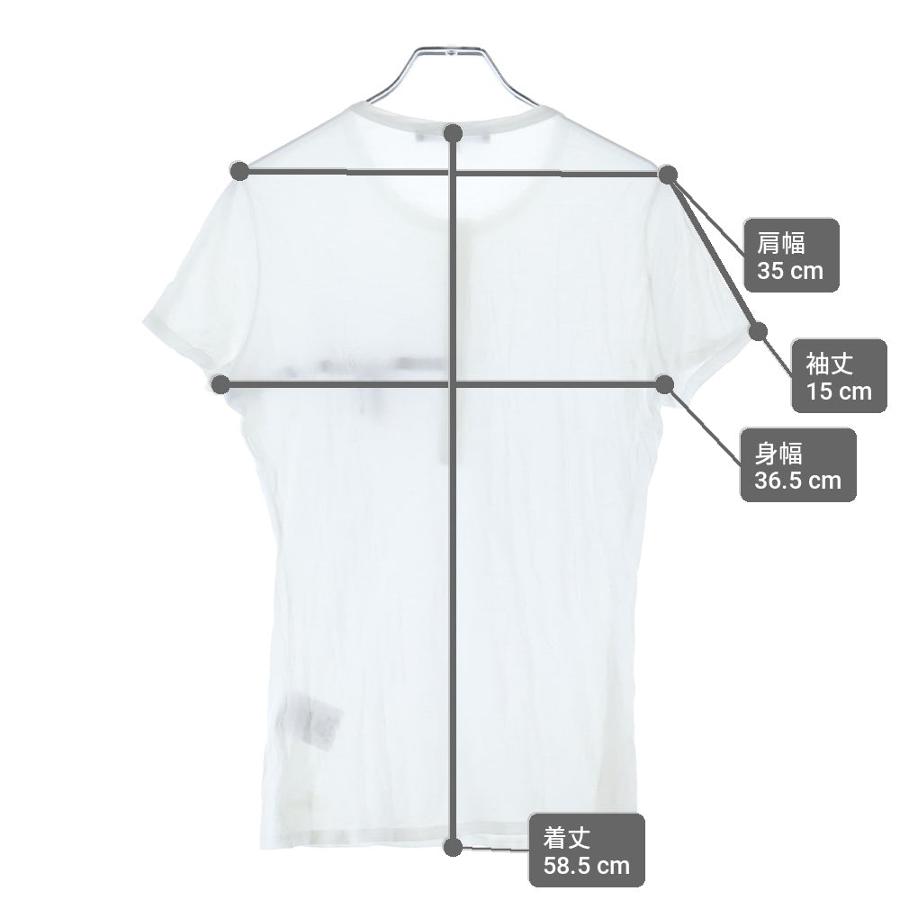 GUCCI(グッチ) プリンシー ロゴヘンリーネック半袖カットソー Tシャツ ホワイト 172273 レディース