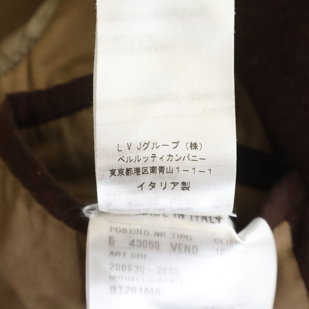 Berluti(ベルルッティ) Brera エルボーパッチ カシミヤ テーラードジャケット ブラウン BT201MA