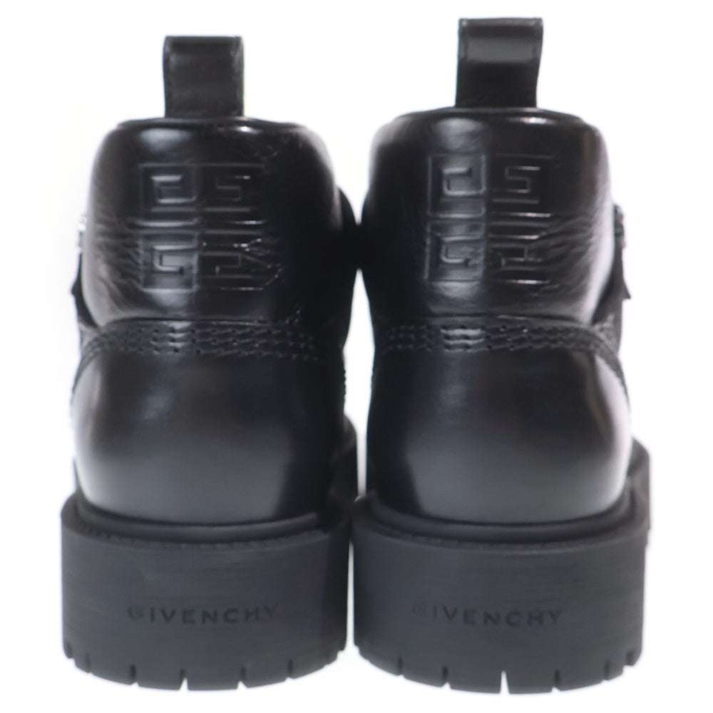 GIVENCHY(ジバンシィ) ストーム レザー アンクル ショートブーツ ブラック BH603YH1NH