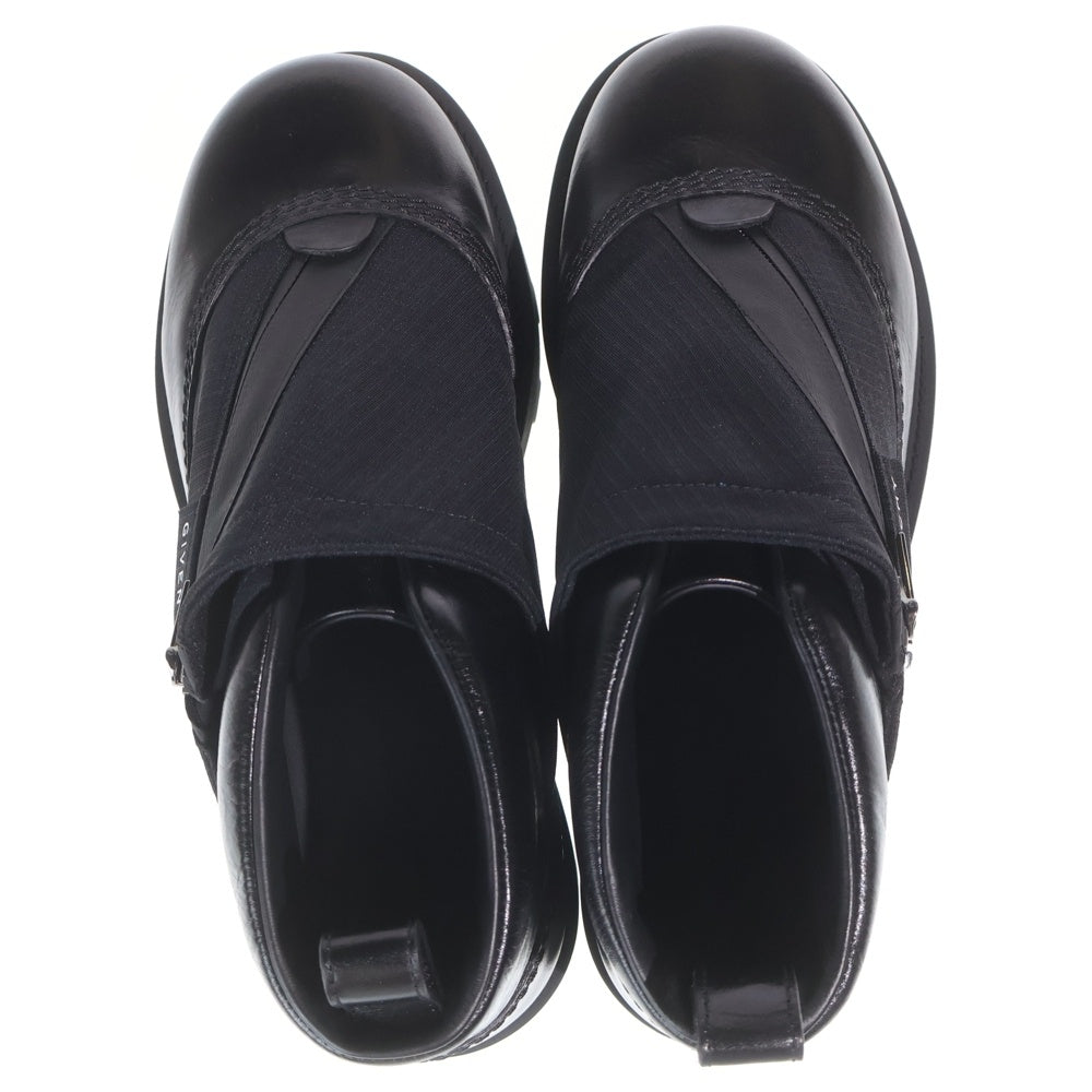 GIVENCHY(ジバンシィ) ストーム レザー アンクル ショートブーツ ブラック BH603YH1NH