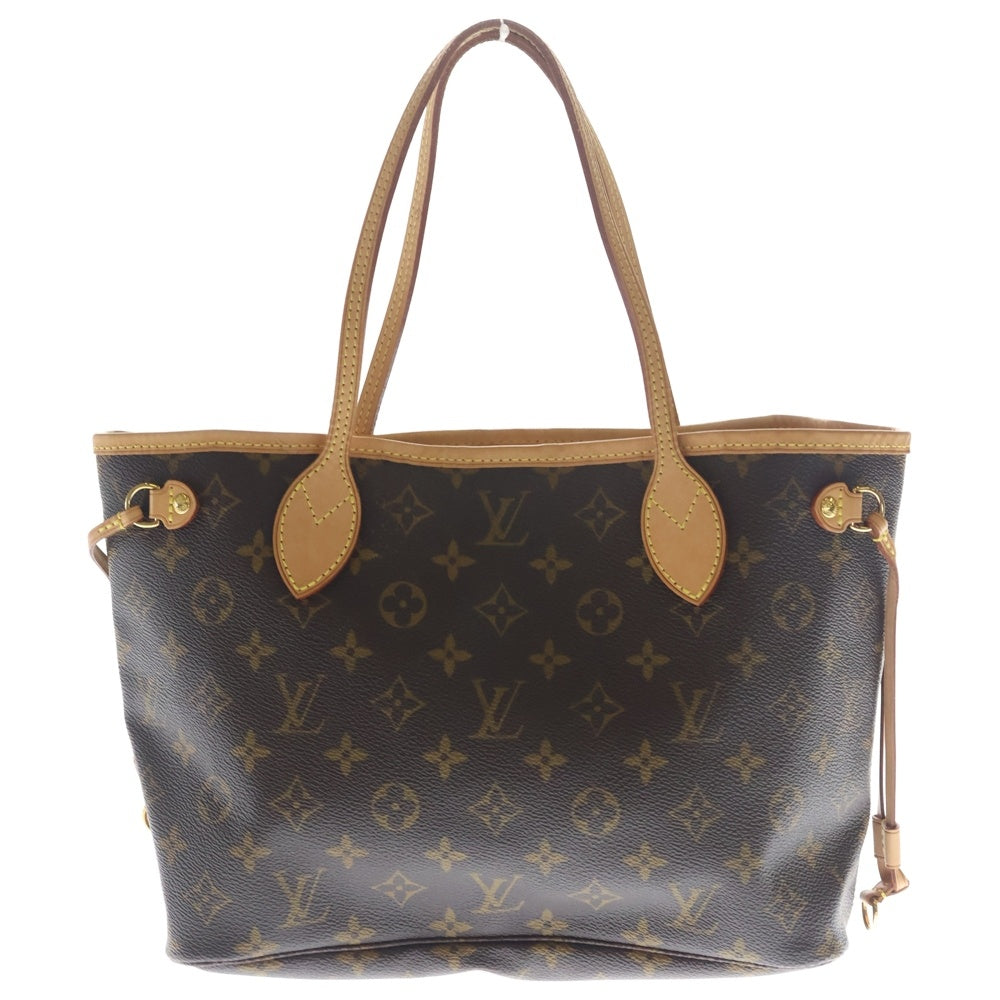 LOUIS VUITTON(ルイヴィトン) ネヴァーフルPM モノグラム PVC レザー ハンド トートバッグ ゴールド金具 ブラウン M40155 レディース