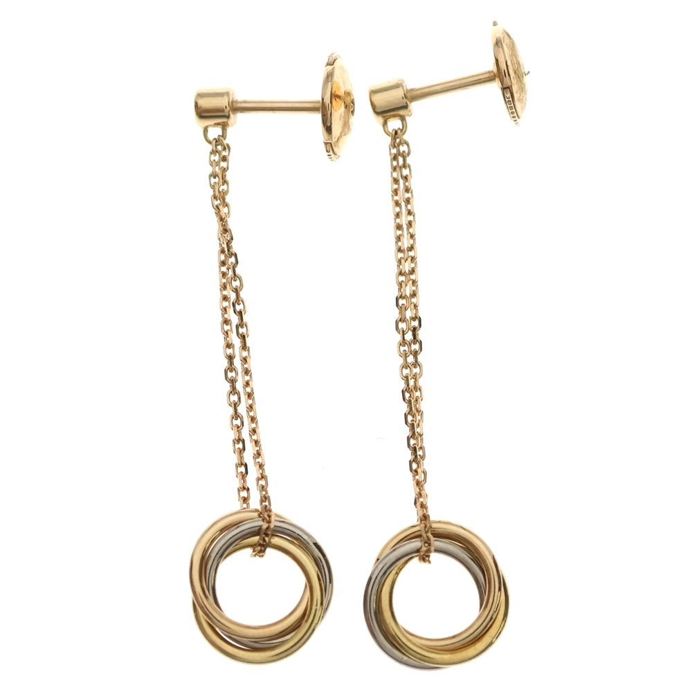 Cartier(カルティエ) トリニティ 1PD ダイヤ3連ピアス 750YG/WG/PG イエローゴールド/ホワイトゴールド/ピンクゴールド レディース
