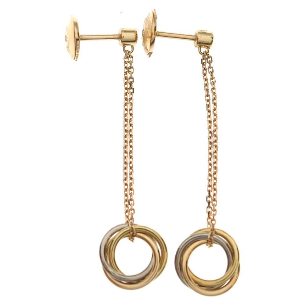 Cartier(カルティエ) トリニティ 1PD ダイヤ3連ピアス 750YG/WG/PG イエローゴールド/ホワイトゴールド/ピンクゴールド レディース