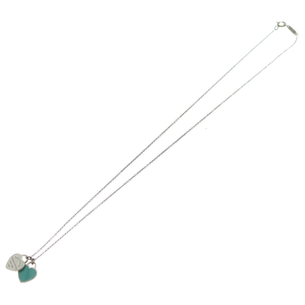 TIFFANY & Co.(ティファニー) リターン トゥ ティファニー ダブルハート ネックレス Ag925 SV シルバー レディース