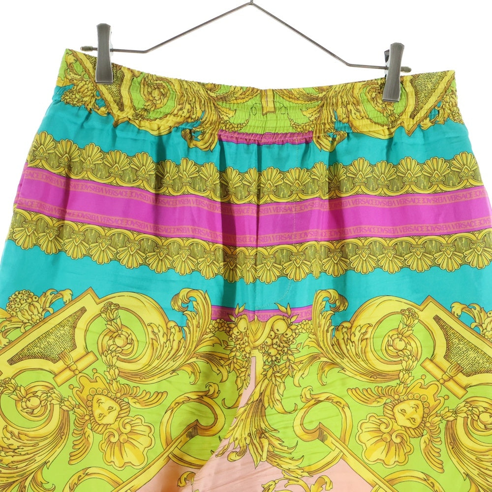 VERSACE(ヴェルサーチ) ■バロックプリント メデューサ ワイドパンツ イエロー 1004370
