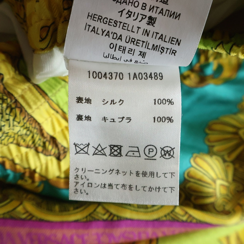 VERSACE(ヴェルサーチ) ■バロックプリント メデューサ ワイドパンツ イエロー 1004370