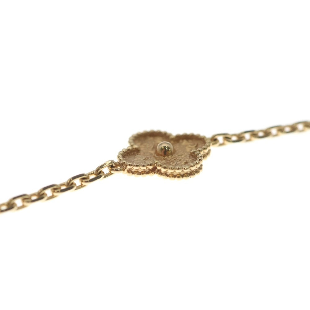 Van Cleef & Arpels(ヴァンクリーフアンドアーペル) ヴィンテージ アルハンブラ 20P ロング ネックレス Au750 K18 PG ピンクゴールド レディース