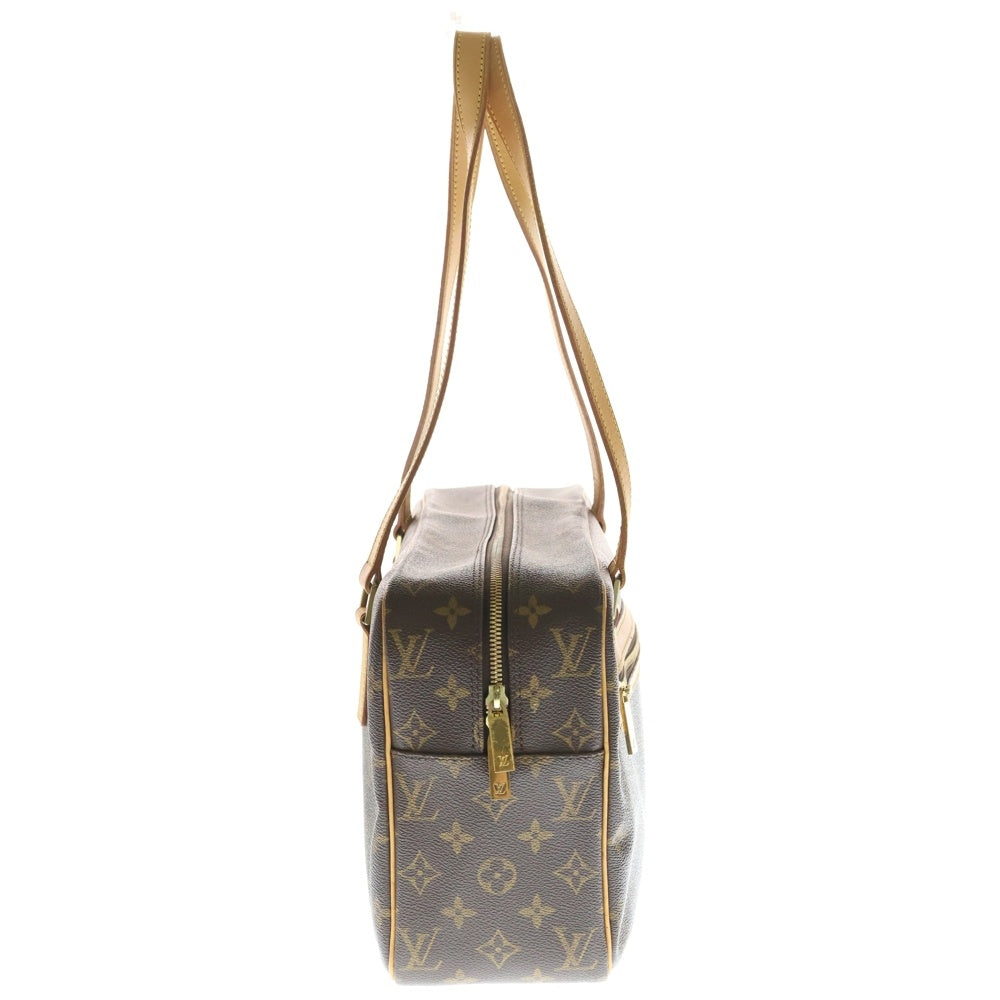 LOUIS VUITTON(ルイヴィトン) モノグラム シテGM レザーハンドバッグ ブラウン M51181