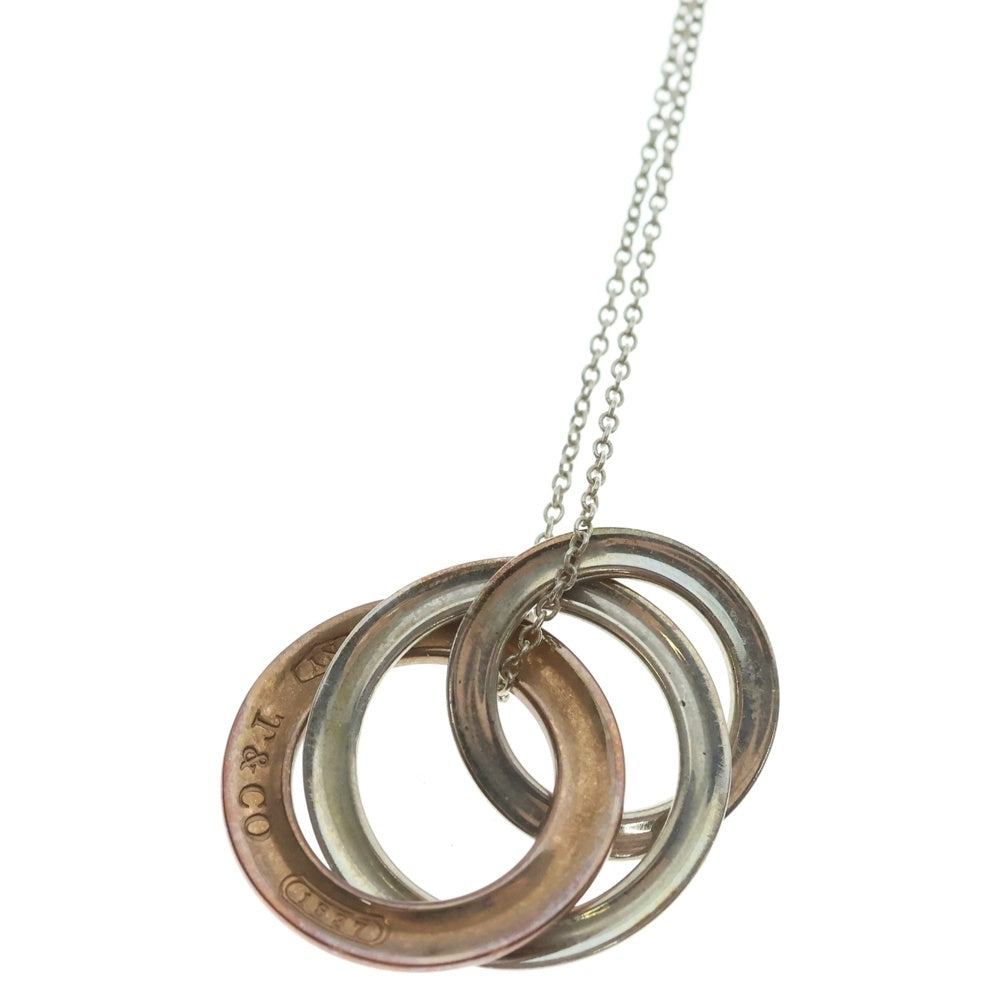 TIFFANY & Co.(ティファニー) 1837 インターロッキングサークル チェーンペンダントネックレス 925 シルバー レディース