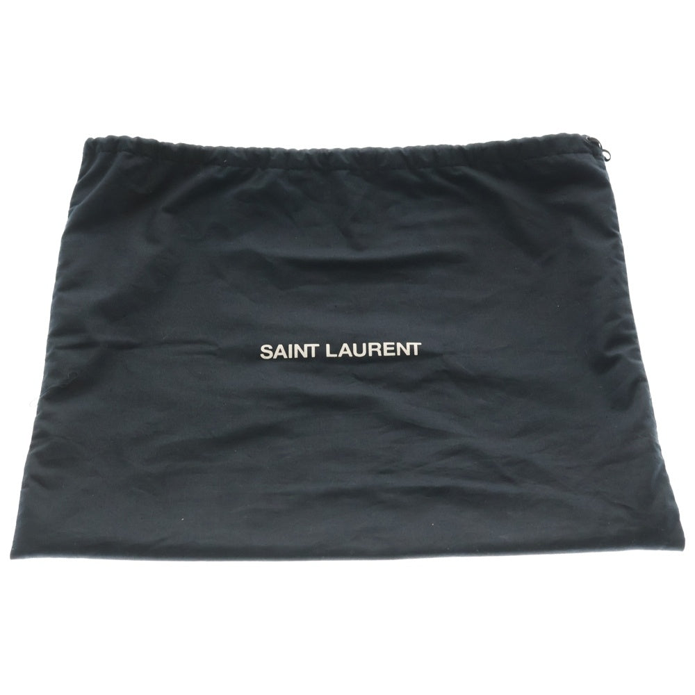 SAINT LAURENT PARIS(サンローランパリ) ベイビー ダウンタウン スエード×レザー 2WAY ハンドバッグ ショルダーバッグ ブラック 436834 レディース