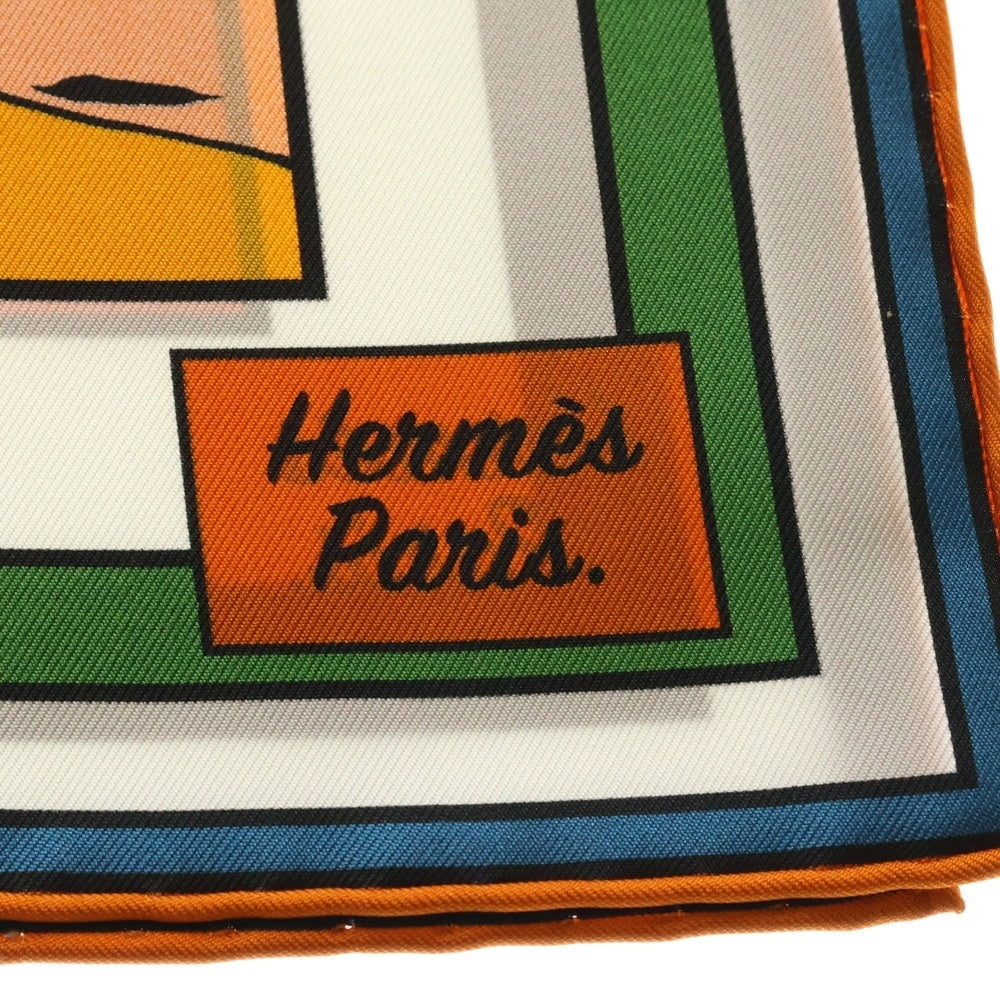 HERMES(エルメス) カレ90 Double Face Wow ダブルフェイス シルクスカーフ マルチカラー レディース
