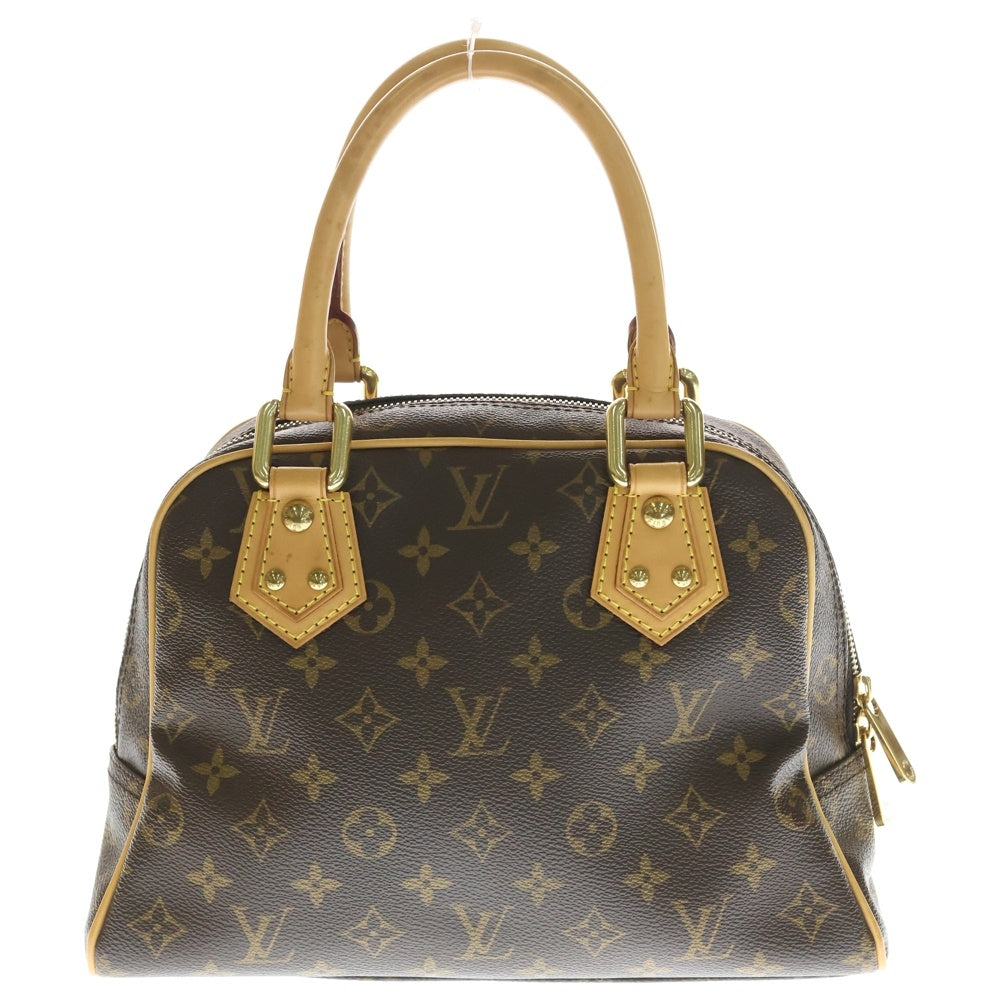 LOUIS VUITTON(ルイヴィトン) モノグラム マンハッタンPM ハンドバッグ ブラウン PVCレザー M40026 レディース
