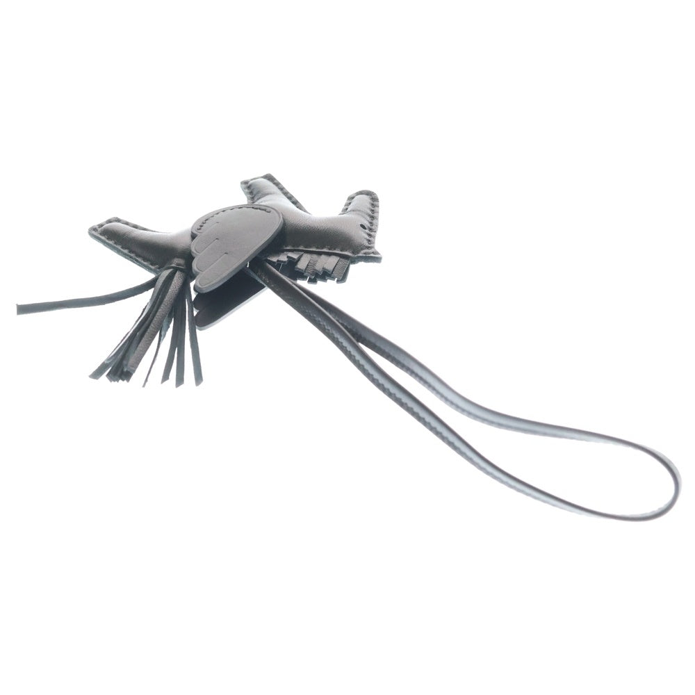 HERMES(エルメス) ロデオチャーム ペガサスPM ノワール アニョーミロ レザーバッグチャームアクセサリー ブラック K刻印