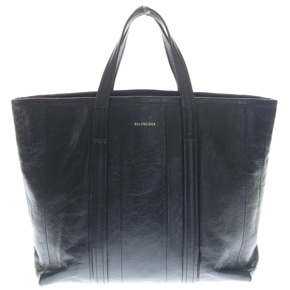 BALENCIAGA(バレンシアガ) バルベス ミディアム ショッパー レザー 2WAY トートバッグ ブラック 671409