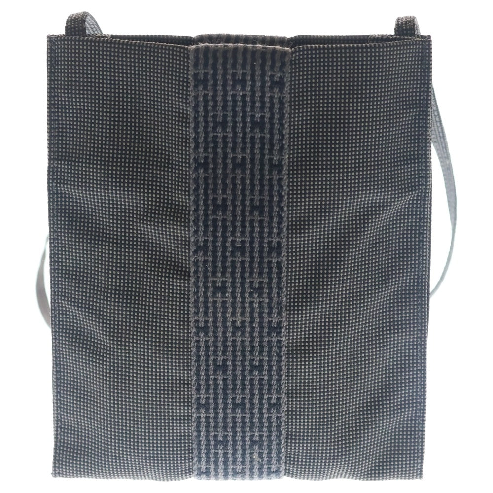 HERMES(エルメス) エールラインポシェット キャンバス ショルダーバッグ グレー レディース