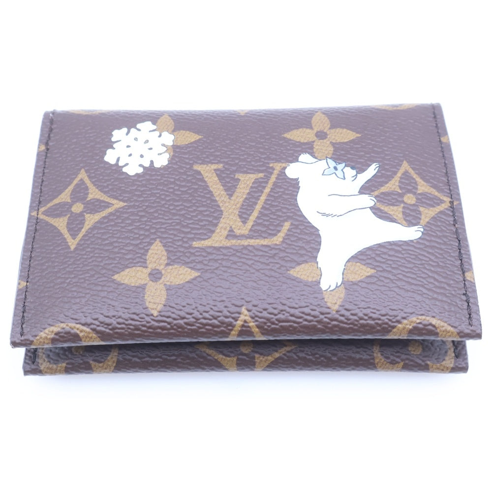 LOUIS VUITTON(ルイヴィトン) ポルトカルトスリム モノグラム ヴィヴィエンヌ ホリデイ カード コインケース 財布 ブラウン M15343 レディース