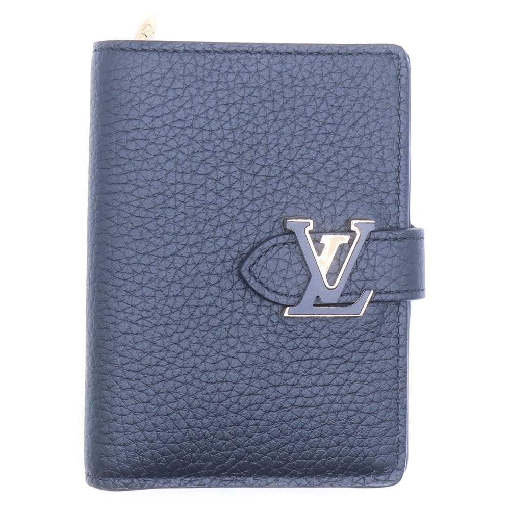 LOUIS VUITTON(ルイヴィトン) LVヴェルティカル コンパクトウォレット ブラック レザー M81561 ICタイプ レディース