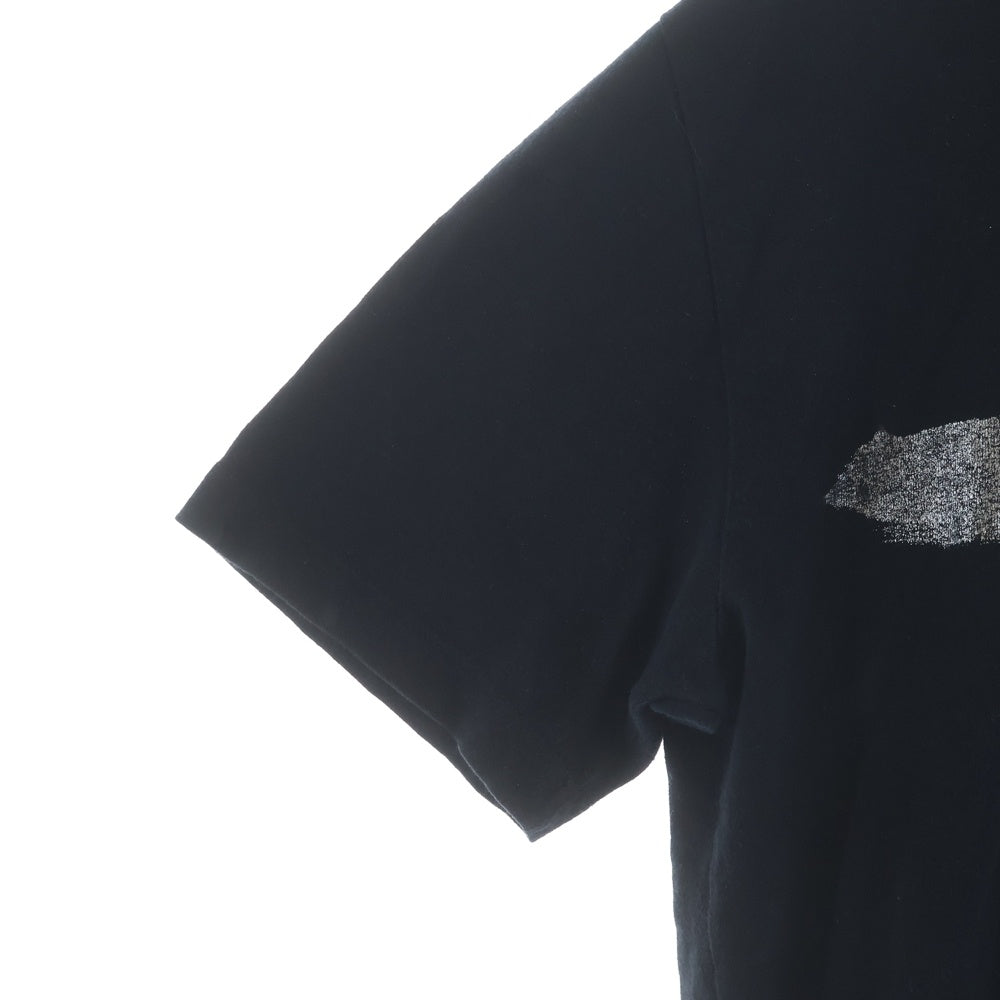 MM6 Maison Margiela(エムエムシックスメゾンマルジェラ) 15AW シルバーライン 半袖カットソー Tシャツ ブラック S32GC0399 S22602 レディース