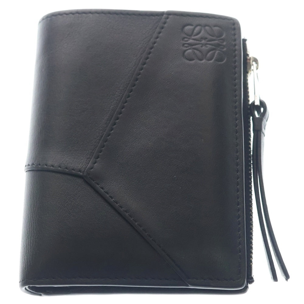LOEWE(ロエベ) パズル コンパクトウォレット 財布 ブラック