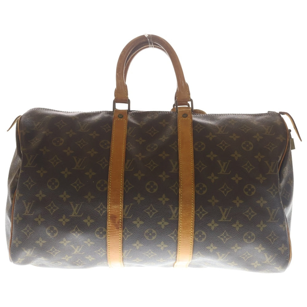 LOUIS VUITTON(ルイヴィトン) モノグラム キーポル45 M41428 ブラウン PVC ボストンバッグ レディース