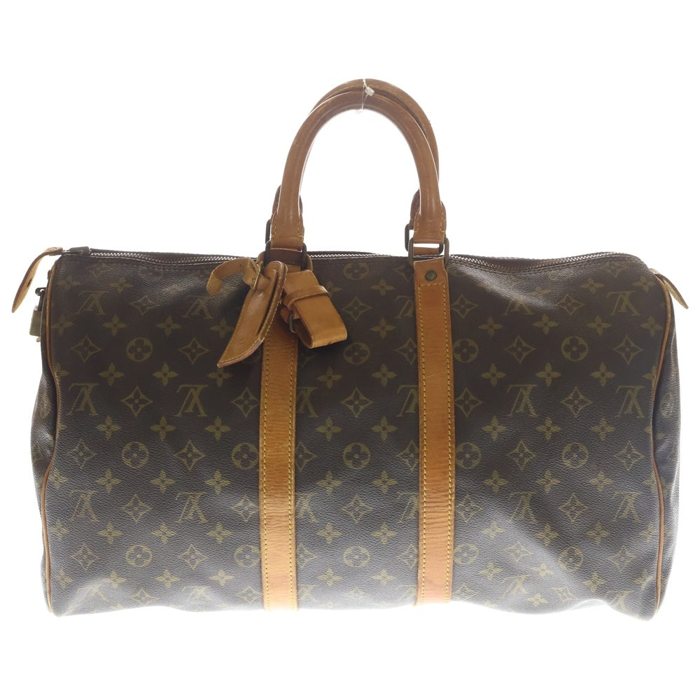 LOUIS VUITTON(ルイヴィトン) モノグラム キーポル45 M41428 ブラウン PVC ボストンバッグ レディース
