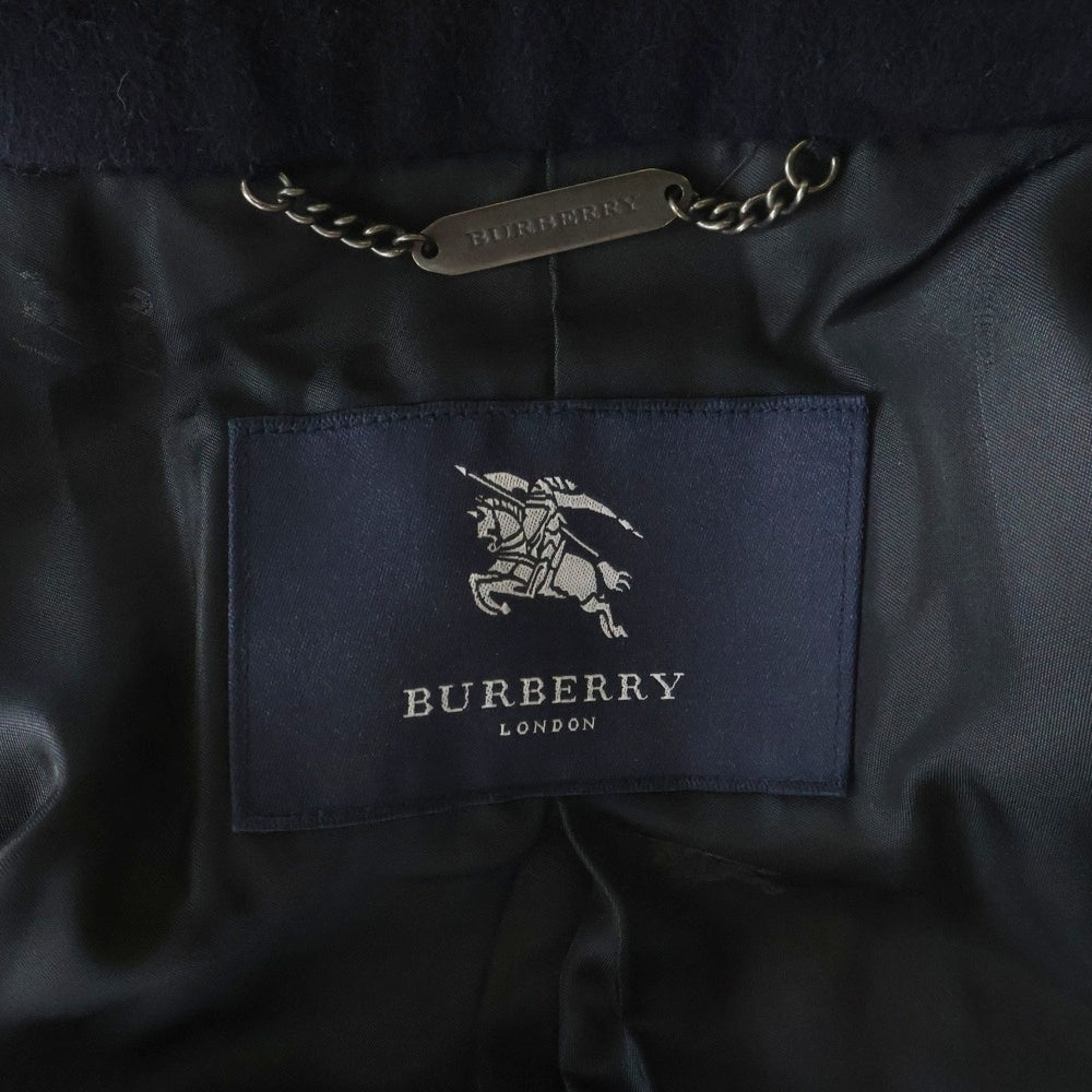 BURBERRY LONDON(バーバリーロンドン) カシミヤステンカラーコート ネイビー BBC50ー701ー29