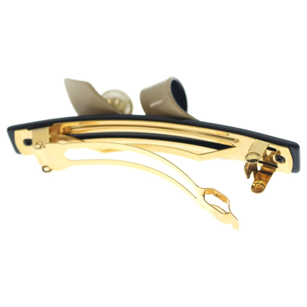 ALEXANDRE DE PARIS() パール バレッタ ベージュ ヘアアクセサリー レディース